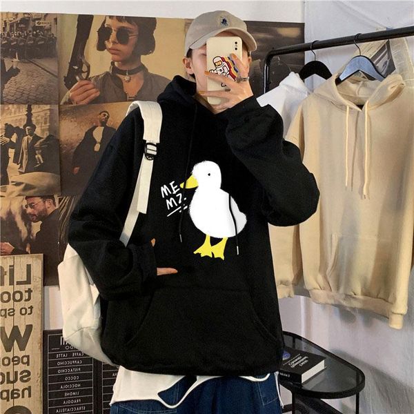 women's hoodies & sweatshirts zottsoz hooded pullovers women fashion duck print fleece couple harajuku casual loose coats streetwear, Black
women's hoodies & sweatshirts zottsoz hooded pullovers women fashion duck print fleece couple harajuku casual loose coats streetwear, Black