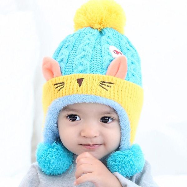 caps & hats winter cute baby hat warm infant beanie cap for children boys girls animal cat ear kids crochet knitted, Yellow
caps & hats winter cute baby hat warm infant beanie cap for children boys girls animal cat ear kids crochet knitted, Yellow