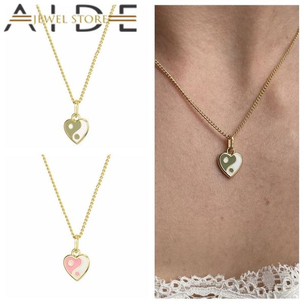 pendant necklaces aide luxury copper collares dripping oil love heart for women girls romantic wedding jewelry accessories, Silver
pendant necklaces aide luxury copper collares dripping oil love heart for women girls romantic wedding jewelry accessories, Silver