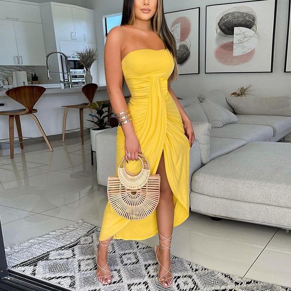 casual dresses 2021 elegant fashion off shoulder wrap dress sleeveless folds draped cross women bodycon midi party vestidos, Black;gray
casual dresses 2021 elegant fashion off shoulder wrap dress sleeveless folds draped cross women bodycon midi party vestidos, Black;gray