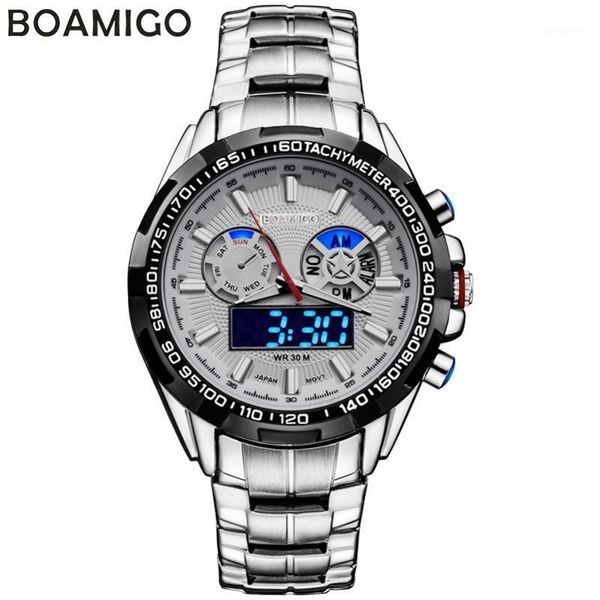 brand men sports watches military led quartz analog-digital waterproof stainless steel wristwatches reloj hombre, Slivery;brown
brand men sports watches military led quartz analog-digital waterproof stainless steel wristwatches reloj hombre, Slivery;brown