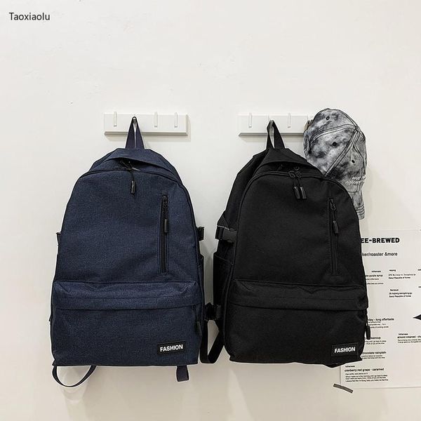 new solid color men backpack travel bagpack student school bags for teenager boys kids book bag mochila escolar 2021 schoolbag
new solid color men backpack travel bagpack student school bags for teenager boys kids book bag mochila escolar 2021 schoolbag