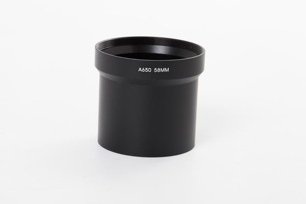 lens adapters & mounts adapter tube for a650 -58mm
lens adapters & mounts adapter tube for a650 -58mm