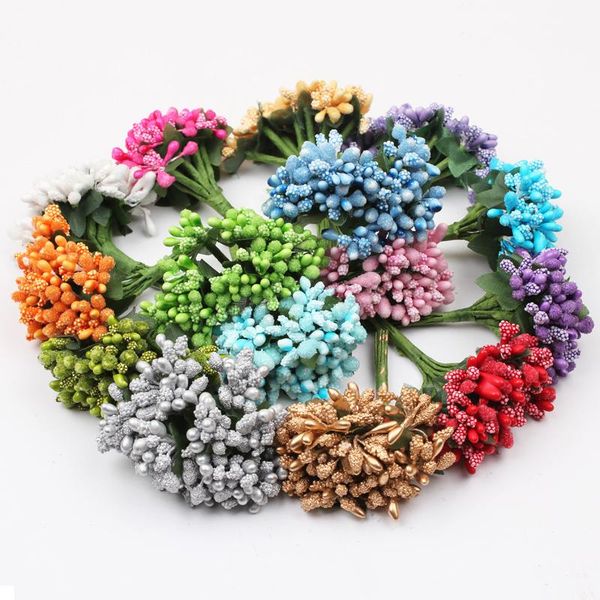 decorative flowers & wreaths 144pcs artificial small berries stamen bouquet diy wreath garland handmade material wedding decor
decorative flowers & wreaths 144pcs artificial small berries stamen bouquet diy wreath garland handmade material wedding decor