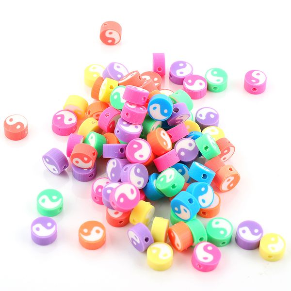 500pcs mix color 10mm taiji eight trigrams polymer clay beads fashion diy loose spacer clays bead for jewelry making bracelet, Black
500pcs mix color 10mm taiji eight trigrams polymer clay beads fashion diy loose spacer clays bead for jewelry making bracelet, Black