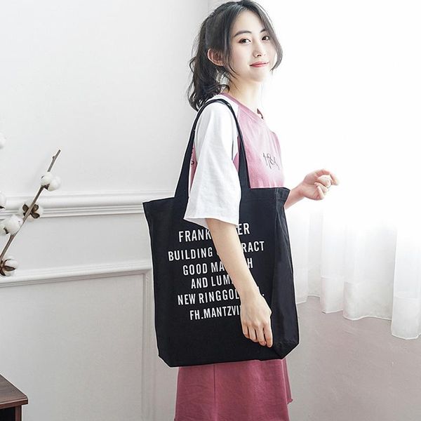 women canvas bag female letter large capacity shopping bag reusable foldable cloth handbag casual tote simple bags
women canvas bag female letter large capacity shopping bag reusable foldable cloth handbag casual tote simple bags