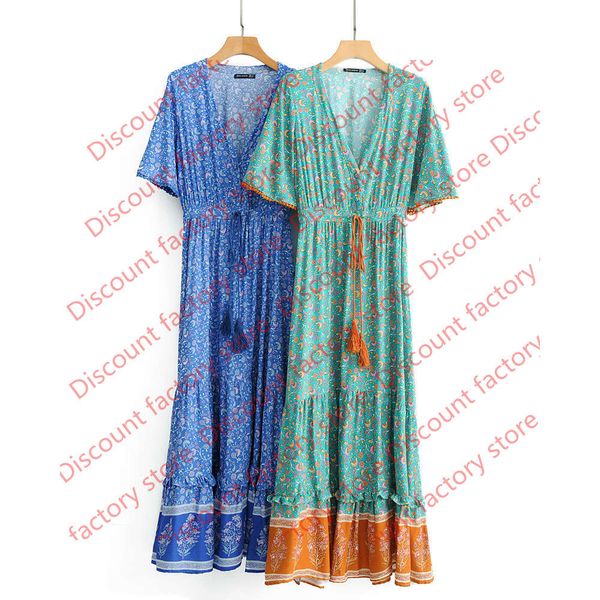 women vintage floral print maxi dress waist tie ruffle hem boho dresses beach bohemian long dresses v-neck short sleeve summer dress new, Black;gray
women vintage floral print maxi dress waist tie ruffle hem boho dresses beach bohemian long dresses v-neck short sleeve summer dress new, Black;gray