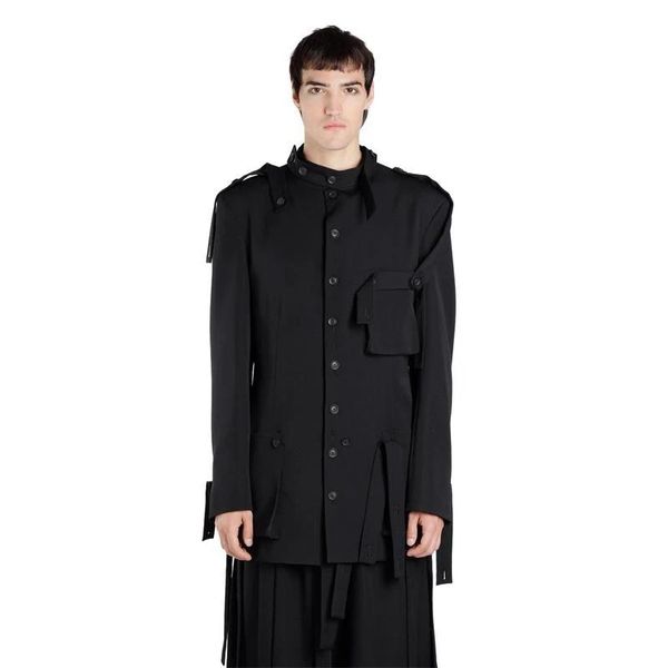 men's suits & blazers customized independent design stage show style ribbon jacket and women's casual suit coat, White;black
men's suits & blazers customized independent design stage show style ribbon jacket and women's casual suit coat, White;black