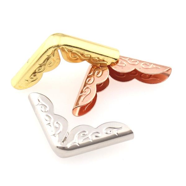 craft tools 20pcs metal corner protector scrapbook rose gold/silver/gold 21*21*4mm for books folders menus notebook diy crafts decor
craft tools 20pcs metal corner protector scrapbook rose gold/silver/gold 21*21*4mm for books folders menus notebook diy crafts decor