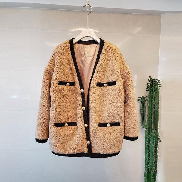 women's jackets winter cashmere jacket coats women v-neck single breasted loose cardigans vintage harajuku office lady outwear plus siz, Black;brown
women's jackets winter cashmere jacket coats women v-neck single breasted loose cardigans vintage harajuku office lady outwear plus siz, Black;brown