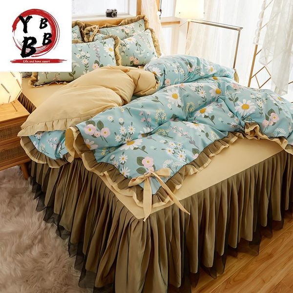 flowers bedding set full king bedspread wedding princess duvet cover set pillowcase girls lace bed skirt luxury bedclothes
flowers bedding set full king bedspread wedding princess duvet cover set pillowcase girls lace bed skirt luxury bedclothes