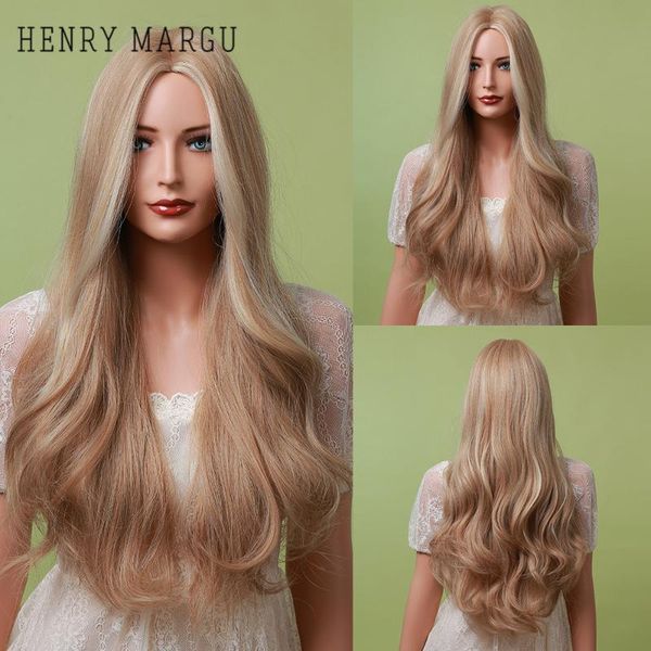 synthetic wigs henry margu long wave ombre brown with blonde highlights middle part cosplay heat resistant hair for women, Black
synthetic wigs henry margu long wave ombre brown with blonde highlights middle part cosplay heat resistant hair for women, Black