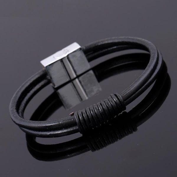charm bracelets trendy genuine leather men alloy magnetic buckle braided rope for male female jewelry gifts, Golden;silver
charm bracelets trendy genuine leather men alloy magnetic buckle braided rope for male female jewelry gifts, Golden;silver