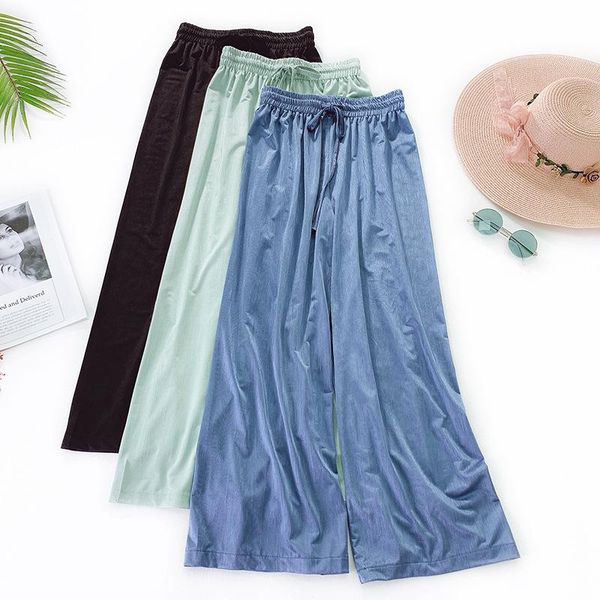 women's pants & capris summer spring fashion women ninth blue wide leg simple tide ladies ol party shopping trousers clothes plus size, Black;white
women's pants & capris summer spring fashion women ninth blue wide leg simple tide ladies ol party shopping trousers clothes plus size, Black;white