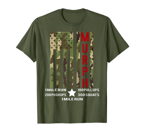 murph challenge shirt memorial day workout wod camo gym gear, White;black
