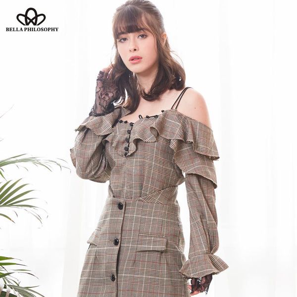 women's blouses & shirts philosophy 2021 spring women plaid button vintage flounced shoulder straps short fashion shirt, White
women's blouses & shirts philosophy 2021 spring women plaid button vintage flounced shoulder straps short fashion shirt, White