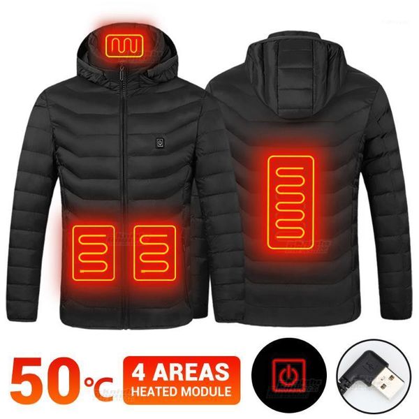 men's down & parkas 5 area men winter heated jackets outerwear ski jacket hunting clothing usb electric vest warm motorcycle coat, Black
men's down & parkas 5 area men winter heated jackets outerwear ski jacket hunting clothing usb electric vest warm motorcycle coat, Black