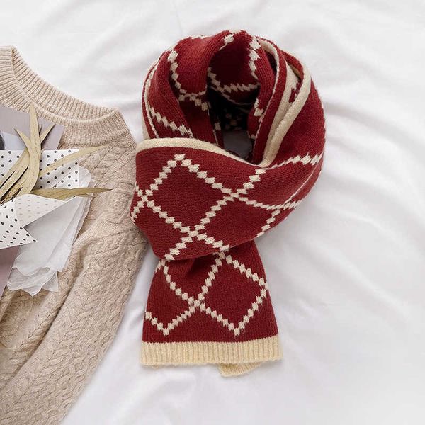 scarves 2022 autumn and winter diamond lattice double-sided two-color simple warm thickened knitted wool scarf bib women, Blue;gray
scarves 2022 autumn and winter diamond lattice double-sided two-color simple warm thickened knitted wool scarf bib women, Blue;gray