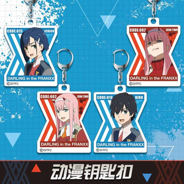 keychains fashion anime darling in the franxx keychain 02 zero two acrylic pendant key chain school bag charm ring holder friends gift, Silver
keychains fashion anime darling in the franxx keychain 02 zero two acrylic pendant key chain school bag charm ring holder friends gift, Silver