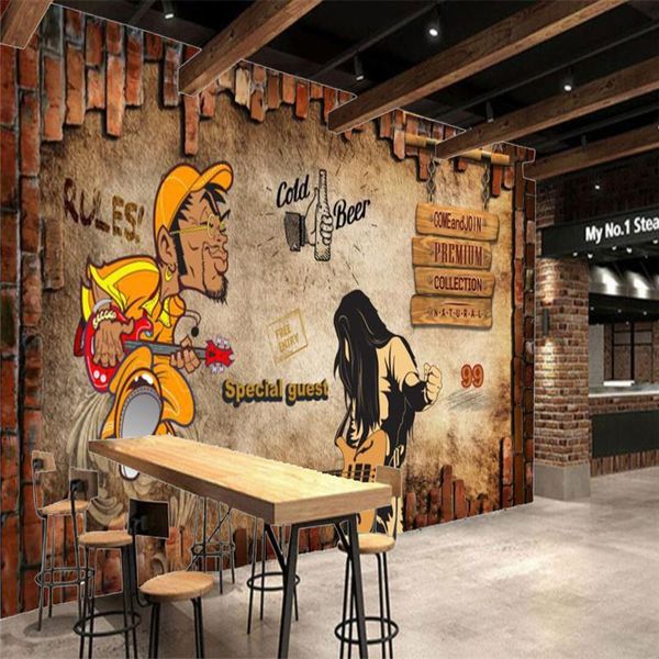 wallpapers custom retro rock guitar industrial decoration bar restaurant background wall paper mural papel de parede 3d
wallpapers custom retro rock guitar industrial decoration bar restaurant background wall paper mural papel de parede 3d