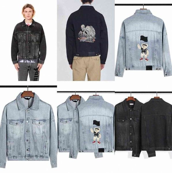 fashiondemon designer mens loose plam embroidery long sleeve jean jacket outwear cowboy palm bear 3d skull denim jackets men blue black stre, Black;brown
fashiondemon designer mens loose plam embroidery long sleeve jean jacket outwear cowboy palm bear 3d skull denim jackets men blue black stre, Black;brown