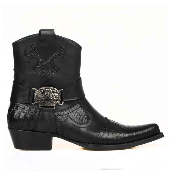 dress shoes botas cano baixo masculinas estilo caubói, couro legÃtimo, estampa de cobra, bico ponteagudo c92m, Black
dress shoes botas cano baixo masculinas estilo caubói, couro legÃtimo, estampa de cobra, bico ponteagudo c92m, Black