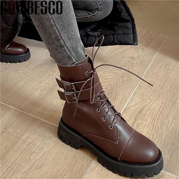 boots covibesco elegant genuine leather ladies metal buckle cross tied platform thick heels pumps office lady party shoes woman, Black
boots covibesco elegant genuine leather ladies metal buckle cross tied platform thick heels pumps office lady party shoes woman, Black