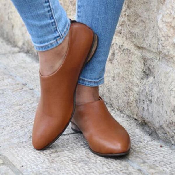 boots ankle for women spring autumn pu leather low heels vintage ladies shoes pointed toe zapatos de mujer, Black
boots ankle for women spring autumn pu leather low heels vintage ladies shoes pointed toe zapatos de mujer, Black