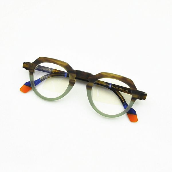 men's optical frame brand designer men women fashion irregular polygon eyeglasses frames vintage small myopia glasses handmade eyewear, Silver
men's optical frame brand designer men women fashion irregular polygon eyeglasses frames vintage small myopia glasses handmade eyewear, Silver
