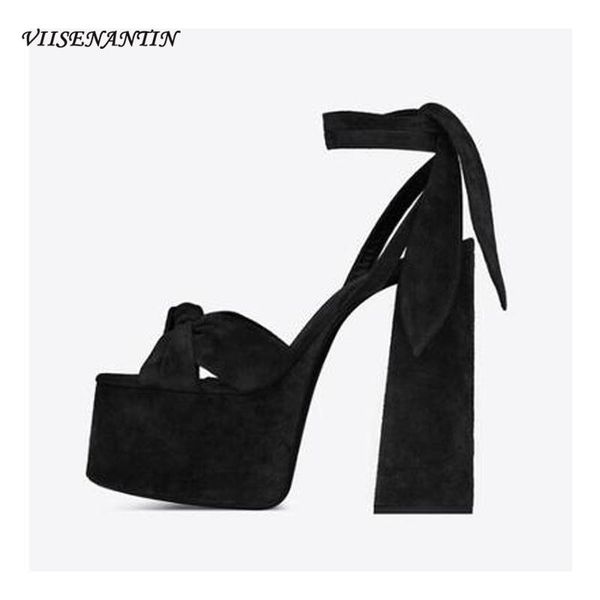sandals viisenantin summer super high-heel catwalk shoes thick-soled open-toed high-heeled roman bow love, Black
sandals viisenantin summer super high-heel catwalk shoes thick-soled open-toed high-heeled roman bow love, Black