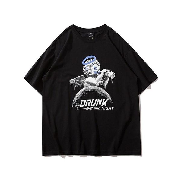 men's t-shirts 2021 men streetwear harajuku angel boy drunk print t-shirt hip hop oversize short sleeve cotton loose tees black, White;black
men's t-shirts 2021 men streetwear harajuku angel boy drunk print t-shirt hip hop oversize short sleeve cotton loose tees black, White;black