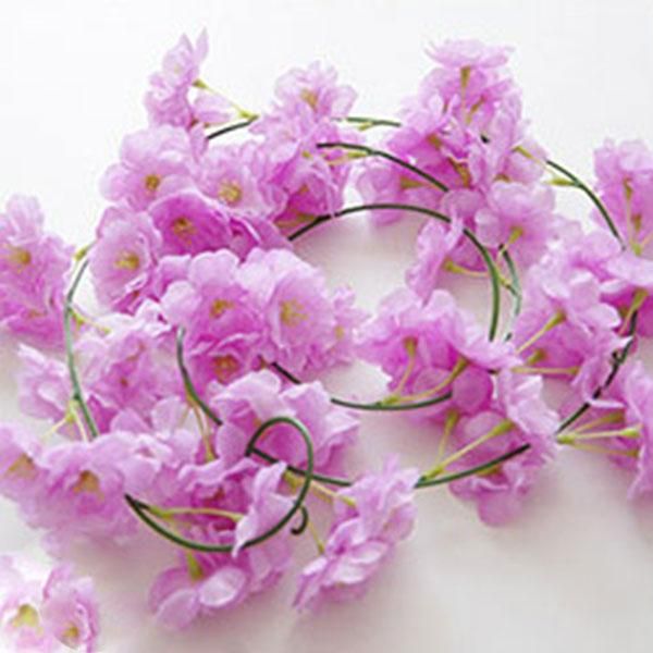 decorative flowers & wreaths 1pcs artificial cherry blossom vines 2m hanging silk garland for wedding gq
decorative flowers & wreaths 1pcs artificial cherry blossom vines 2m hanging silk garland for wedding gq