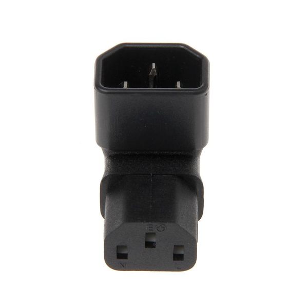 smart power plugs dropship iec 320 c14 male to c13 female 3-pin up angled ac plug converter adapter
smart power plugs dropship iec 320 c14 male to c13 female 3-pin up angled ac plug converter adapter