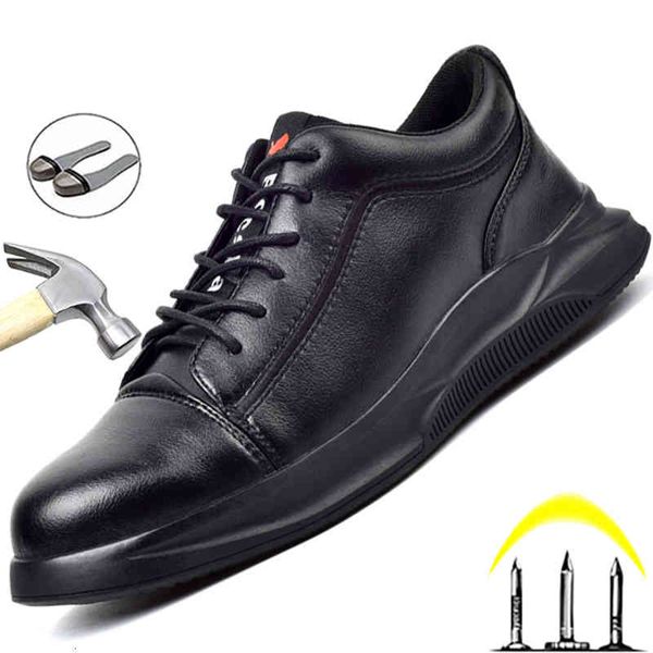 dress shoes leather safety men steel toe anti-smash anti-puncture work waterproof anti-scalding industrial rbso, Black
dress shoes leather safety men steel toe anti-smash anti-puncture work waterproof anti-scalding industrial rbso, Black