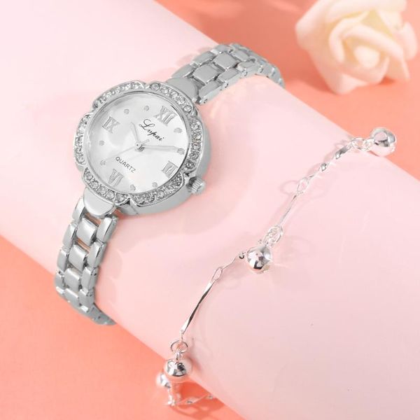 wristwatches fashion elegant 2021 women luxury ladies quartz wristwatch gifts stainless steel clock diamond watch set with bracelet, Slivery;brown
wristwatches fashion elegant 2021 women luxury ladies quartz wristwatch gifts stainless steel clock diamond watch set with bracelet, Slivery;brown