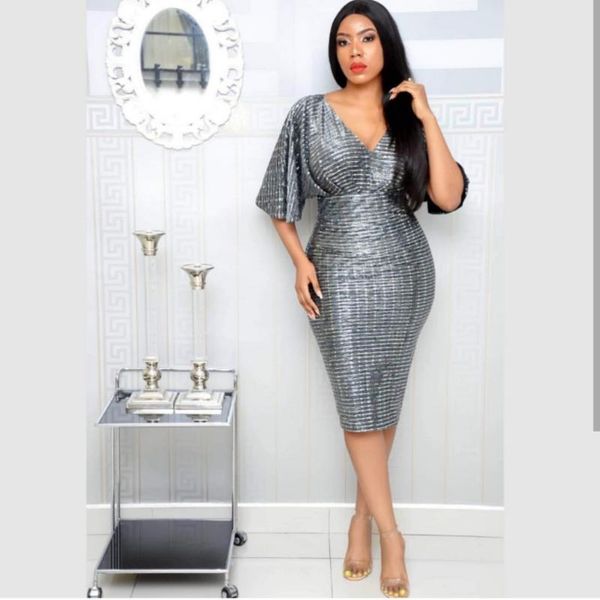 ethnic clothing african dresses for women deep v-neck half sleeve drilling sequins fashion high waist short pencil dress evening party, Red
ethnic clothing african dresses for women deep v-neck half sleeve drilling sequins fashion high waist short pencil dress evening party, Red