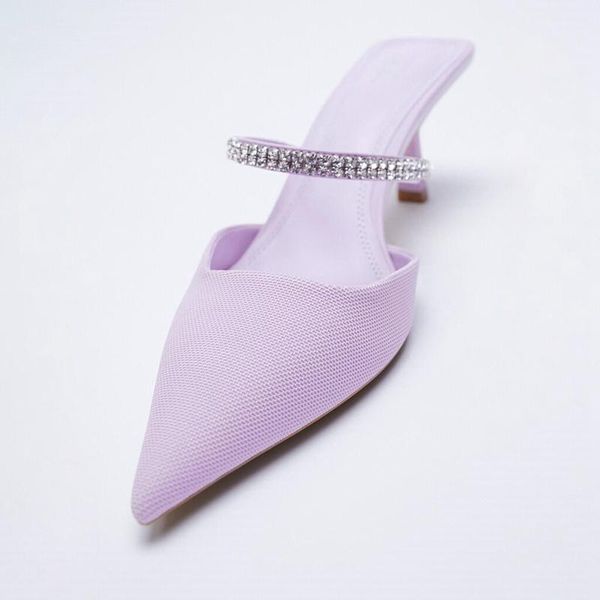 slippers 2022 spring brand women slipper ladies fashion bling crystal sandal shoes thin high heel pointed toe slip on mules slides, Black
slippers 2022 spring brand women slipper ladies fashion bling crystal sandal shoes thin high heel pointed toe slip on mules slides, Black