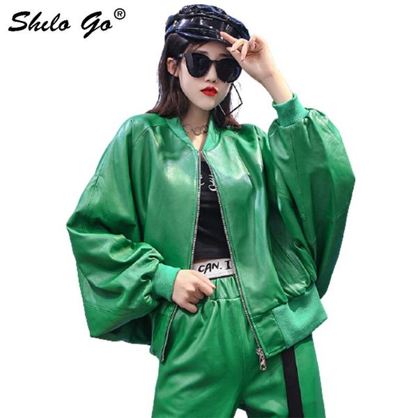 women's leather & faux plus size drop shoulder batwing sleeve zip solid jacket women casual cut-and-sew knitted panel sheepskin genuine, Black
women's leather & faux plus size drop shoulder batwing sleeve zip solid jacket women casual cut-and-sew knitted panel sheepskin genuine, Black