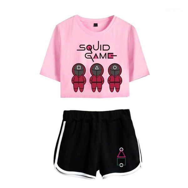 women's t-shirt wawni squid game short sleeve suit navel t shirt sets round six two piece cosplay 2 pieces set harajuku1, White
women's t-shirt wawni squid game short sleeve suit navel t shirt sets round six two piece cosplay 2 pieces set harajuku1, White