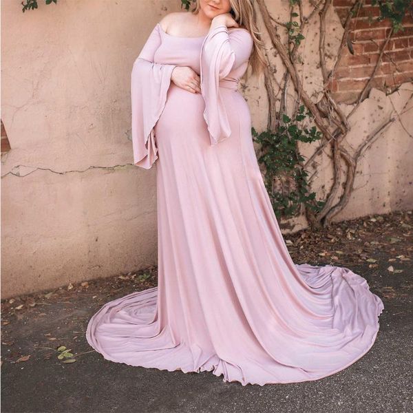pregnants dresses pgraphy props off shoulders maternity solid dress pregnant woman vestidos de invierno de manga larga, White
pregnants dresses pgraphy props off shoulders maternity solid dress pregnant woman vestidos de invierno de manga larga, White