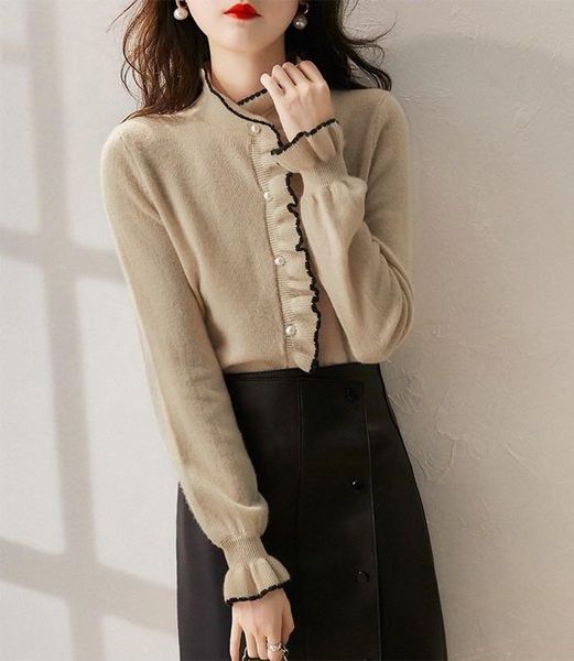 women's knits & tees fashion sweaters xk12914 2021 runway luxury european design party style clothing, White
women's knits & tees fashion sweaters xk12914 2021 runway luxury european design party style clothing, White