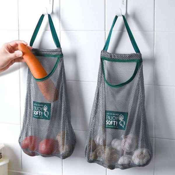 storage bags large capacity hangable sundries mesh bag moisture-proof breathable kitchen hollow hanging portable handbag
storage bags large capacity hangable sundries mesh bag moisture-proof breathable kitchen hollow hanging portable handbag
