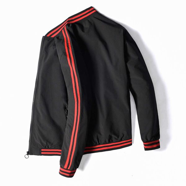 autumn new jacket casual baseball collar coat large size stripe trendy men's wear, Black;brown
autumn new jacket casual baseball collar coat large size stripe trendy men's wear, Black;brown