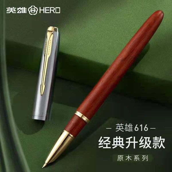 2021 version hero 616 wooden fountain pen ink pen steel cap hooded f nib stationery office school supplies pens
2021 version hero 616 wooden fountain pen ink pen steel cap hooded f nib stationery office school supplies pens