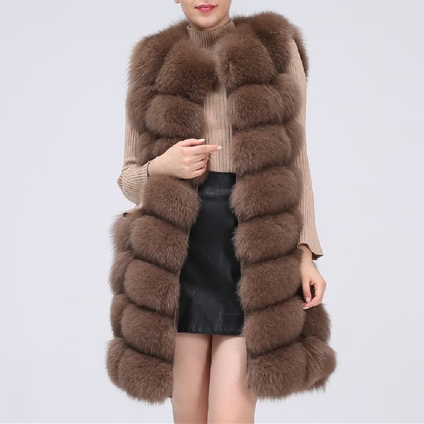 fashion natural real fox fur vest jacket coat gilet women short sleeveless winter thick warm genuine fox coats, Black
fashion natural real fox fur vest jacket coat gilet women short sleeveless winter thick warm genuine fox coats, Black
