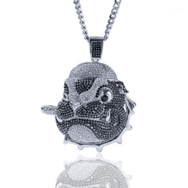 new personality full zircon pug pendant necklace hip hop dog head iced out fashion ppupy men rapper jewelry necklace1, Silver
new personality full zircon pug pendant necklace hip hop dog head iced out fashion ppupy men rapper jewelry necklace1, Silver