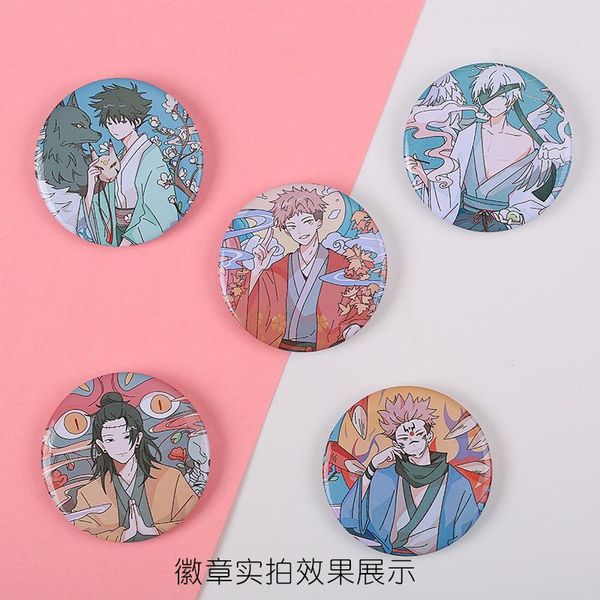 pins, brooches women brooch jujutsu kaisen badges charms pendant fashion enamel pins couples wedding trendy round party metal cartoon broszk, Gray
pins, brooches women brooch jujutsu kaisen badges charms pendant fashion enamel pins couples wedding trendy round party metal cartoon broszk, Gray