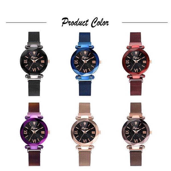 wristwatches women alloy mesh strap quartz watch star sky dial magnetic buckle wristwatch drop, Slivery;brown
wristwatches women alloy mesh strap quartz watch star sky dial magnetic buckle wristwatch drop, Slivery;brown