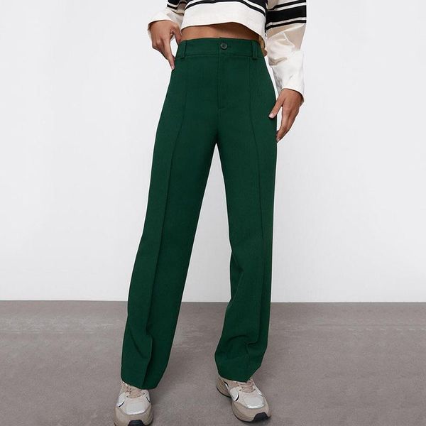 women's pants & capris 2021 summer fashion women formal work high waist straight ol office lady beige loose blazer suit business female, Black;white
women's pants & capris 2021 summer fashion women formal work high waist straight ol office lady beige loose blazer suit business female, Black;white