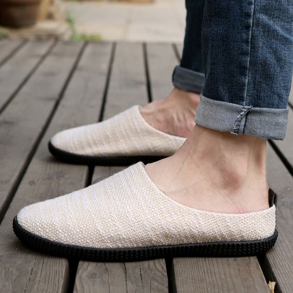 slipper slider for men women confortable indoor shoes moccasins blue black beige canvas size37-45
slipper slider for men women confortable indoor shoes moccasins blue black beige canvas size37-45